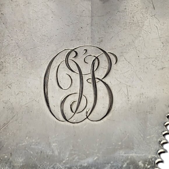 Tiffany & Co Strawberry Vine Sterling Pie Pastry Server w/mono 11 3/8" #15319 - Picture 8 of 10